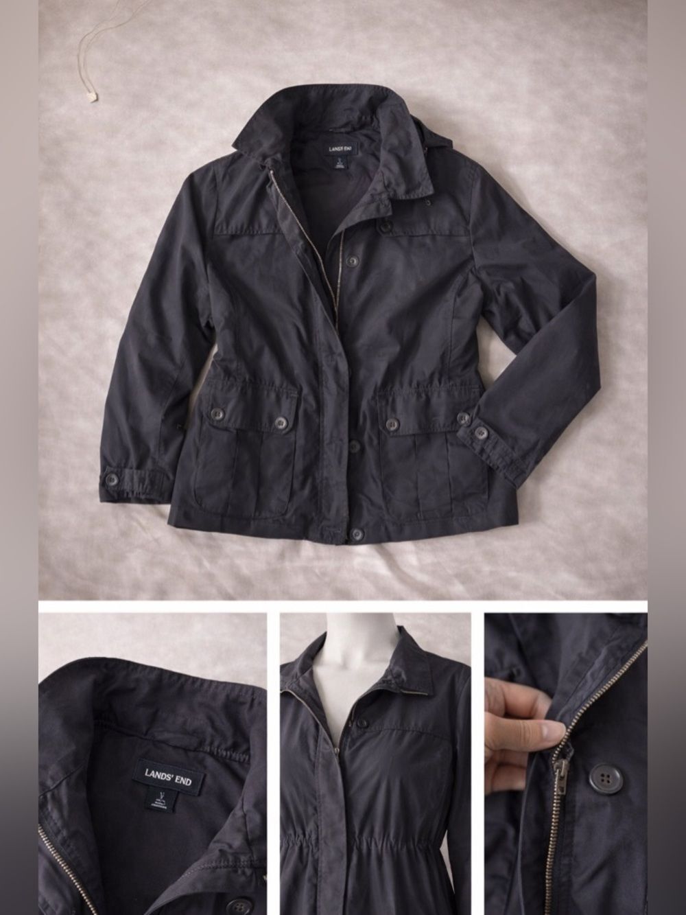 Lands End Women’s utility Jacket L